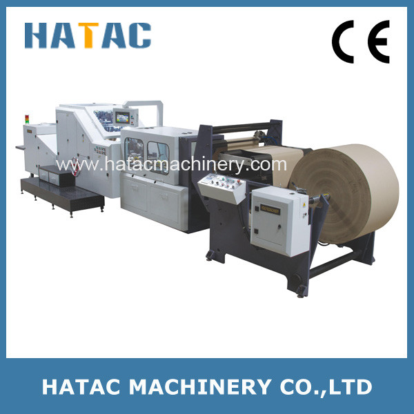 Fast Food Paper Bag Making Machine,Shopping Paper Bag Making Machine,Handle Paper Bag Making Machine