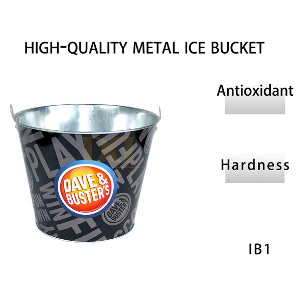 DADI 170 Oz 5L 10L Engraved Metal Ice Bucket Reusable Round Personalized Wine Bucket