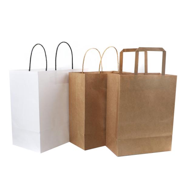 Flat Bottom ODM Kraft Paper Bag