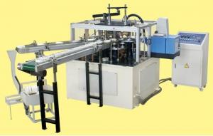  Automatic Paper Cover Lid Making Machine 40pcs/Min Dia 65-125mm White 6.5kw Manufactures