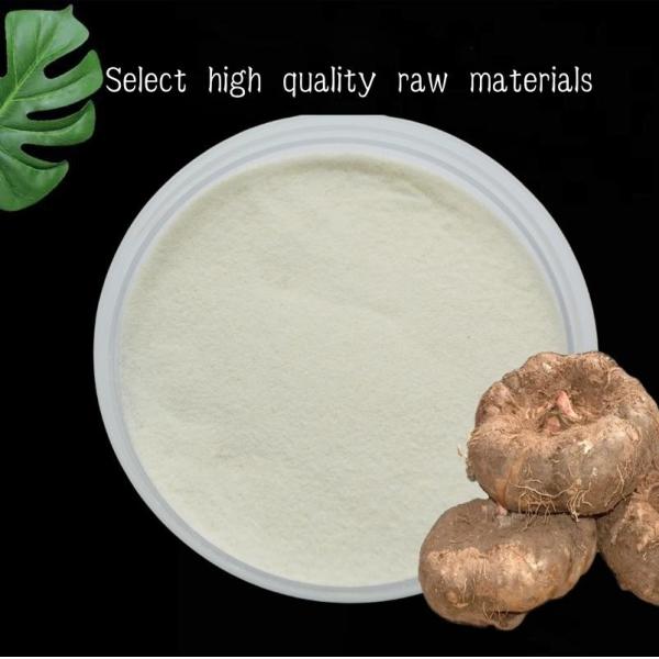 White Konjac Glucomannan Powder KGM For Food supplements