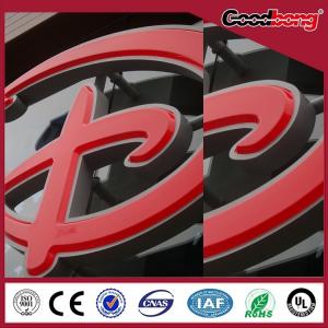  Doubleside 3D LED steel signs/acrylic vacuum forming mirror signs/metal alphabet signs Manufactures