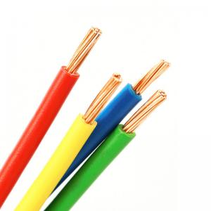  H07V-R Strands Bare Copper Conductor PVC Insulated Electrical Cable House Wire Manufactures