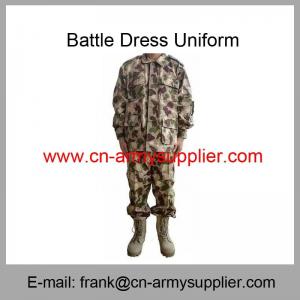  Wholesale Cheap China Army Leaf Camouflage Military Police Battle Dress Uniform Manufactures