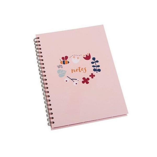 Spiral notebook with dividers, spiral notebook with custom printing,spiral notebook with colored paper, A4, A5...