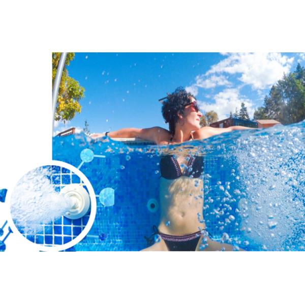 Salt Chlorinator and Underwater Light Prefabricated Container for Steel Swimming Pool
