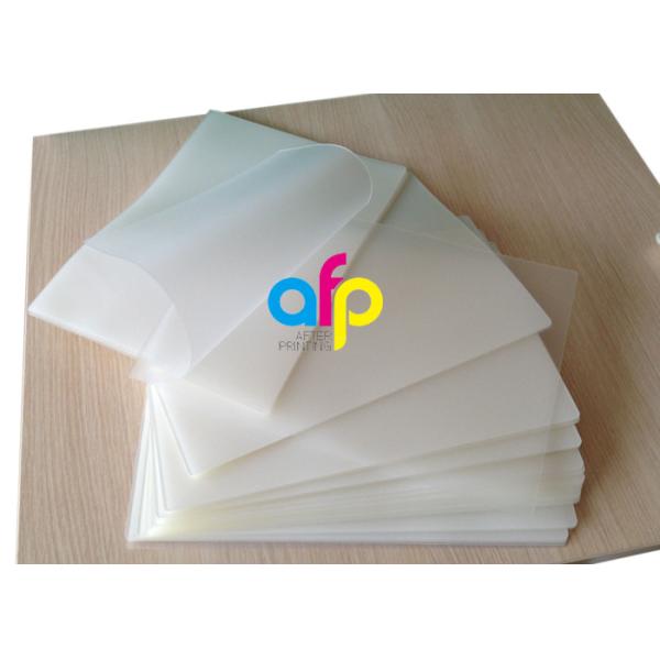 Polyester 7 Mil Laminating Pouches , Transparent Glossy / Matte Laminating