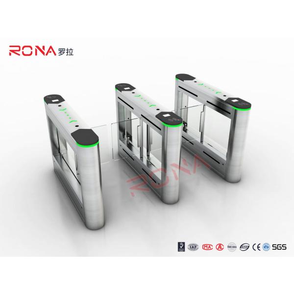 304 Stainless Steel Bi-Directional Turnstile Gates with Card Reader and DC Brushless Motor