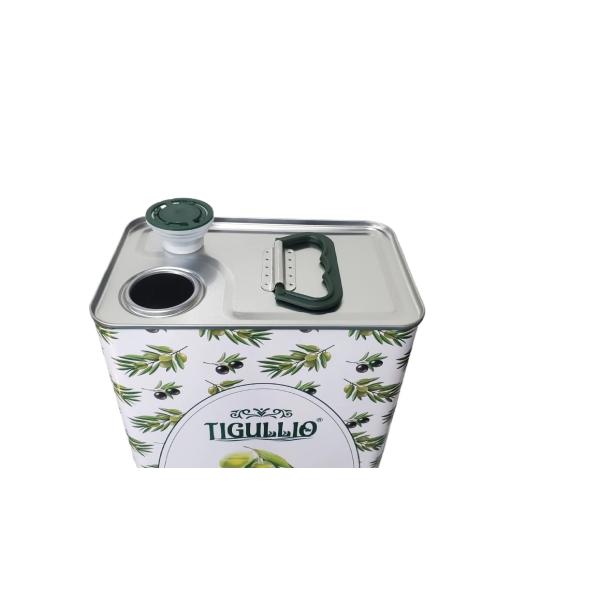 DADI 500ml Round Olive Oil Can Cold Press Oil Tinplate Containers Customized Printings