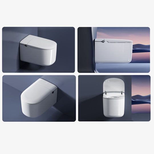 Bathroom Modern Smart Toilet With Precision Temperature Control And Motion Sensors