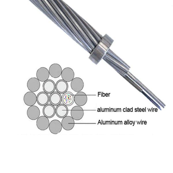 Stainless Tube 80KN 96core OPGW Optical Ground Wire