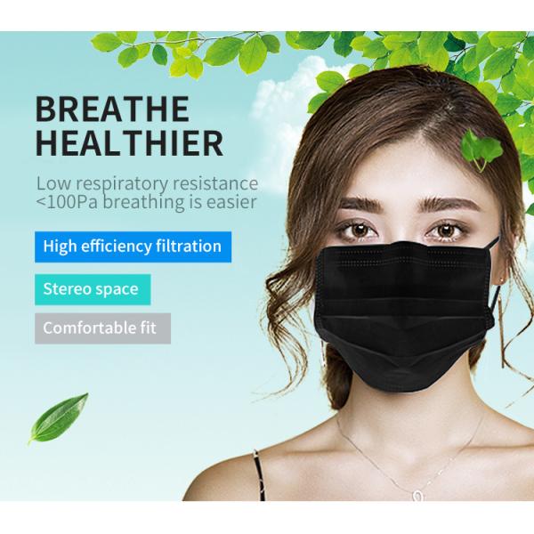 PP Filter Mouth Earloop Breathable 3 Layer Face Mask