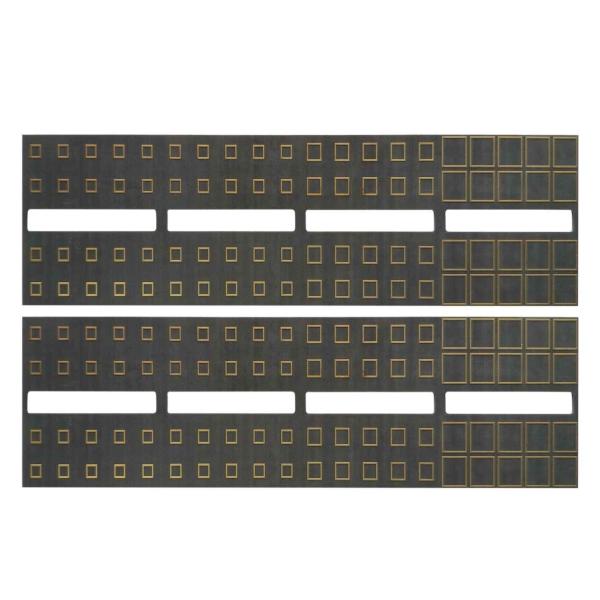 Black Solder Mask Taconic PCB 2.0mm High Speed Circuit Design 2oz