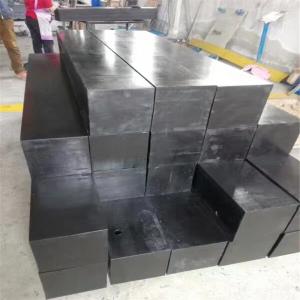 Anti static plastic pe solid blocks for CNC machining parts black color