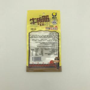  30g Beef Rib Food Packaging Bags CPP Transparent Three Side Seal Pouch Manufactures