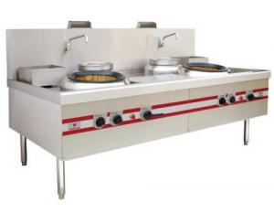  2 Burner Range Commercial Gas Stove For Home Chinese Big Wok Type Manufactures