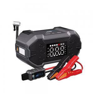  Engine Start Function Car Battery Jump Starter with Air Compressor Booster Charger Manufactures