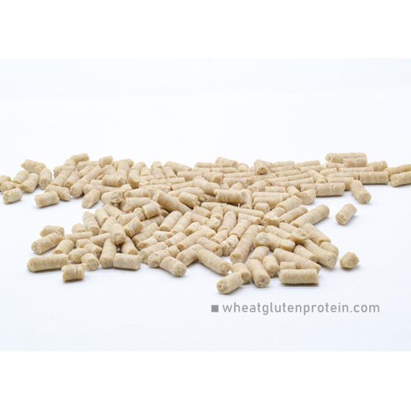 5-10mm Long Cylindrical Wheat Gluten Feed Pellets For Fish Feed
