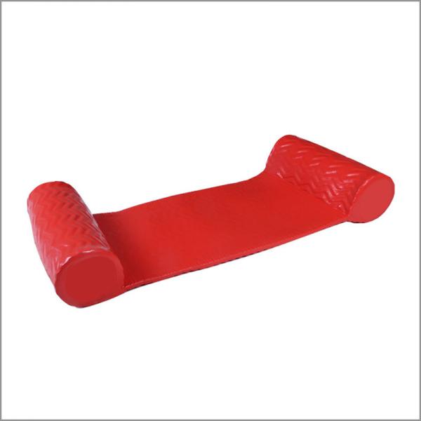 Inflate Deluxe Pool Drifter Portable With Two Air Pillows Semi Submerged