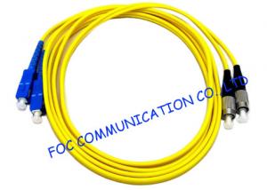  LSZH Jacket Fiber Optic Patch Cord , 5 Meters sc fc patch cord RoHS Compliant Manufactures