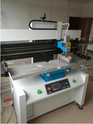 Semi-auto solder paste printing machine