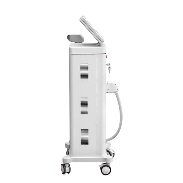 Vertical 180J Energy White Color Salon Laser Hair Removal Machine