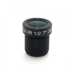  Analog IP Cctv Camera Lens , 3MP Wide Angle Fisheye Lens M12 MTV Mount Holder Manufactures