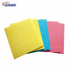  Absorbent Cellulose Disposable Cleaning Cloth 17X19CM Kitchen Dish Cleaning Sponge Cloth Manufactures