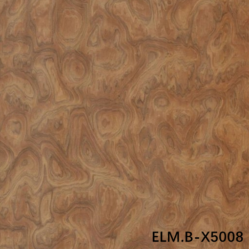 Reconstituted Black Walnut Burl Wood Veneer WTB-X2043 0.15-0.55mm For Indoor Decorative Board