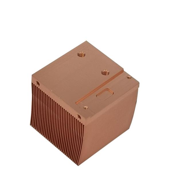 Copper Soldering CNC Precision Maching Heat Transfer Heat Sink For Industrial Server