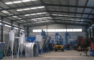 China Professional Electric Wood Pellet Production Line With Drum Dryer , Pellet Mill on sale