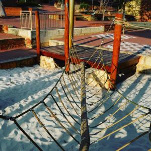 China Playground Outdoor Steel Wire Rope Bridge Suspension Rope Bridge on sale