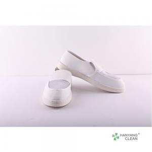  White PVC leather esd mesh shoes safety shoes antistatic cleanroom shoes for work protection Manufactures