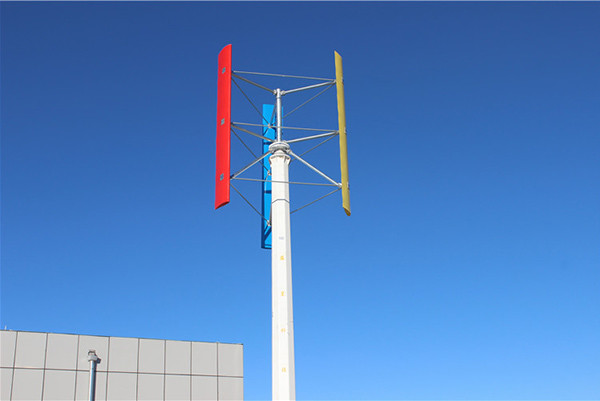 Aluminum Alloy H Vertical Wind Turbine 3KW Vertical Axis Wind Turbine Design