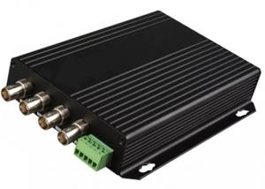  4CH Digital Fiber CCTV Analog Video Converter RS485 Data NTSC / PAL Manufactures