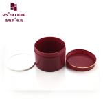 injection color red cosmetic plastic jar with screw lid