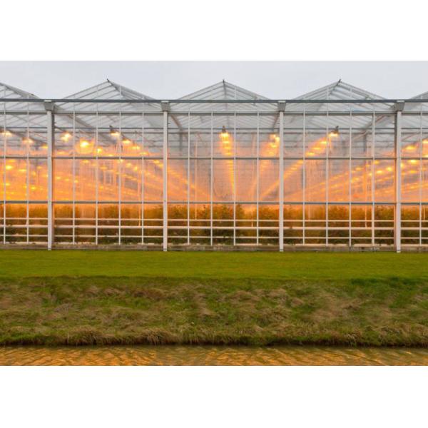 High Transmittance Plastic Panels Greenhouse Light Steel Structure Frame