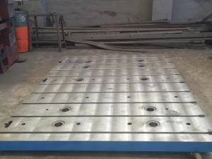  2500x1500 DIN 650 T Slotted Cast Iron Floor Plates Manufactures