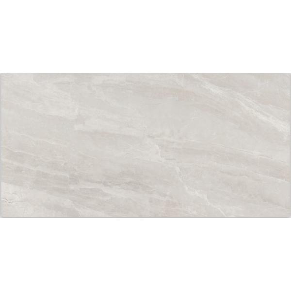 Large Tiles Light Gray Marble Looks Full Body Porcelain Floor And Background Tile 750x150cm