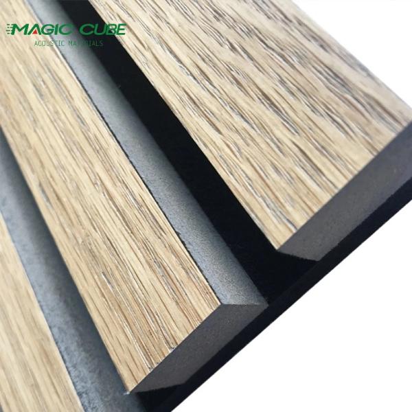 Flame Resistant Acupanel Acoustic Wood Panel Polyester Acoustic Panel For Meeting Rooms