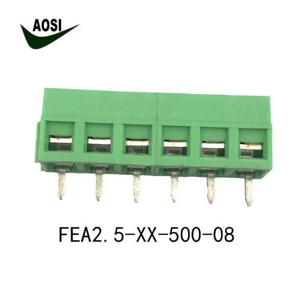 AOSI 5.0mm screw terminal blocks connector FET2.5-XX-500-04 Wiring PCB Terminal Block