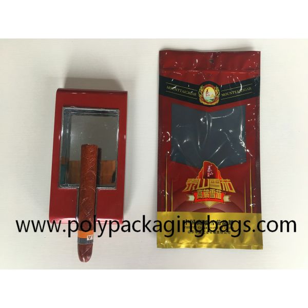 Gravure Printing Resealable Tobacco Pouch With Humidifying System