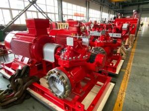  NM Fire Split Case Diesel Engine Driven Fire Pump Set Horizontal For Fire Fighting Manufactures