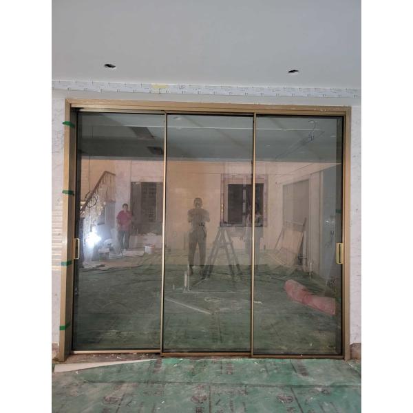 Anodised / Powder Coated Aluminium Sliding Doors With Optional Fly Screen