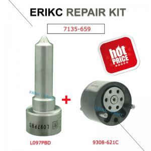  ERIKC 7135-659 common rail injector spare parts valve 28440421 28239294 9308-621C and nozzle L097PBD repair kit group Manufactures