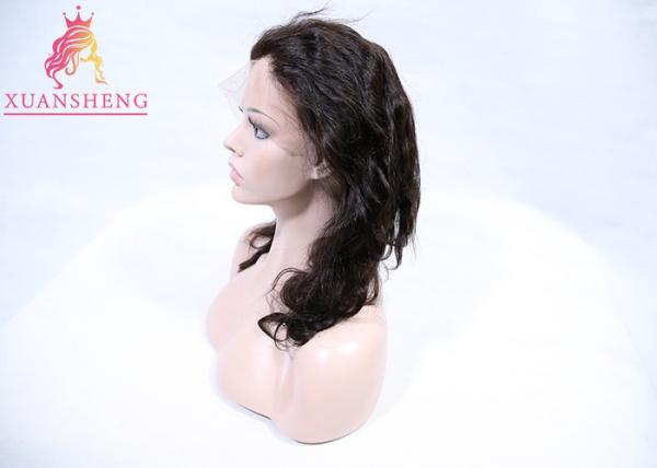 Quality Swiss Lace Body Wave 360 Full Lace Wig Human Hair Natural Hair Line for sale