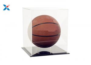China Recyclable Clear Acrylic Display Case For Basketball Baseball Football Soccer on sale