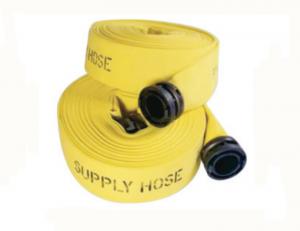  Aging Resistance Flameproof Colored Fire Hose Yellow Orange Red Line Manufactures