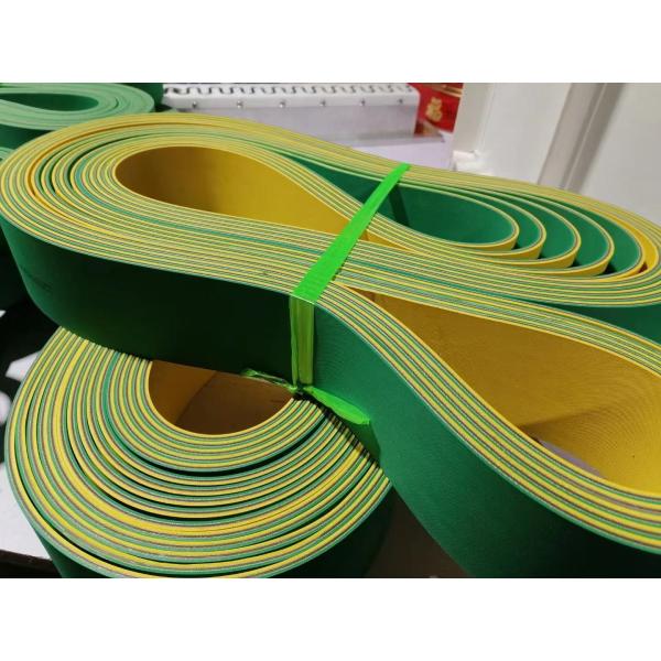 Automatic Lathes Rubber Flat Power Transmission Belt Antistatic Energy Saving