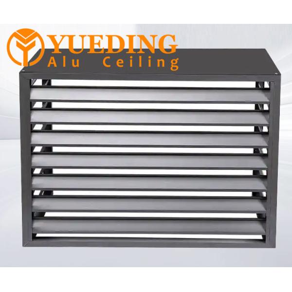 Aluminum Air Conditioner Louver Air Conditioner Protective Cover Fireproof